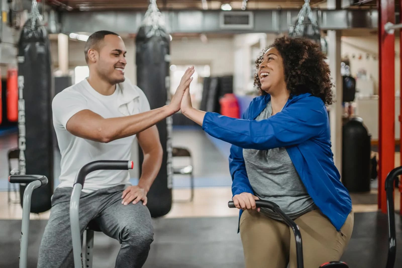 Gym member progress celebration — Gyms & Fitness Centers marketing by TML Agency