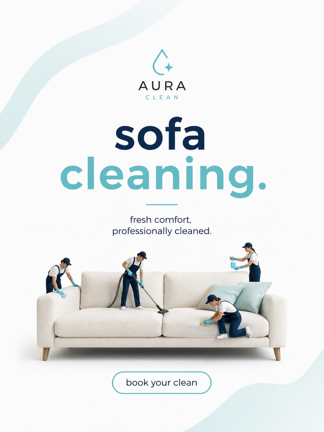 Aura Clean — Local Services brand design by TML Agency (2)