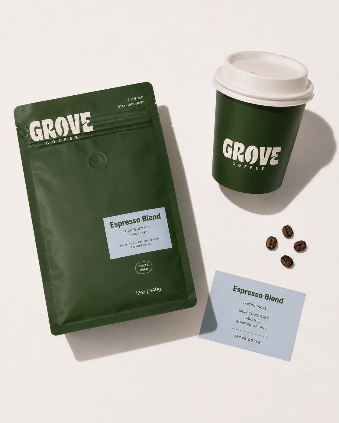 GROVE Coffee — Food & Beverage brand design by TML Agency (2)