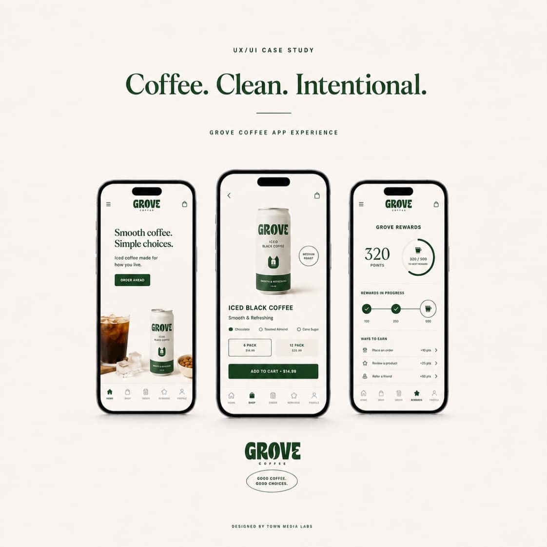 GROVE Coffee — Food & Beverage brand design by TML Agency (11)