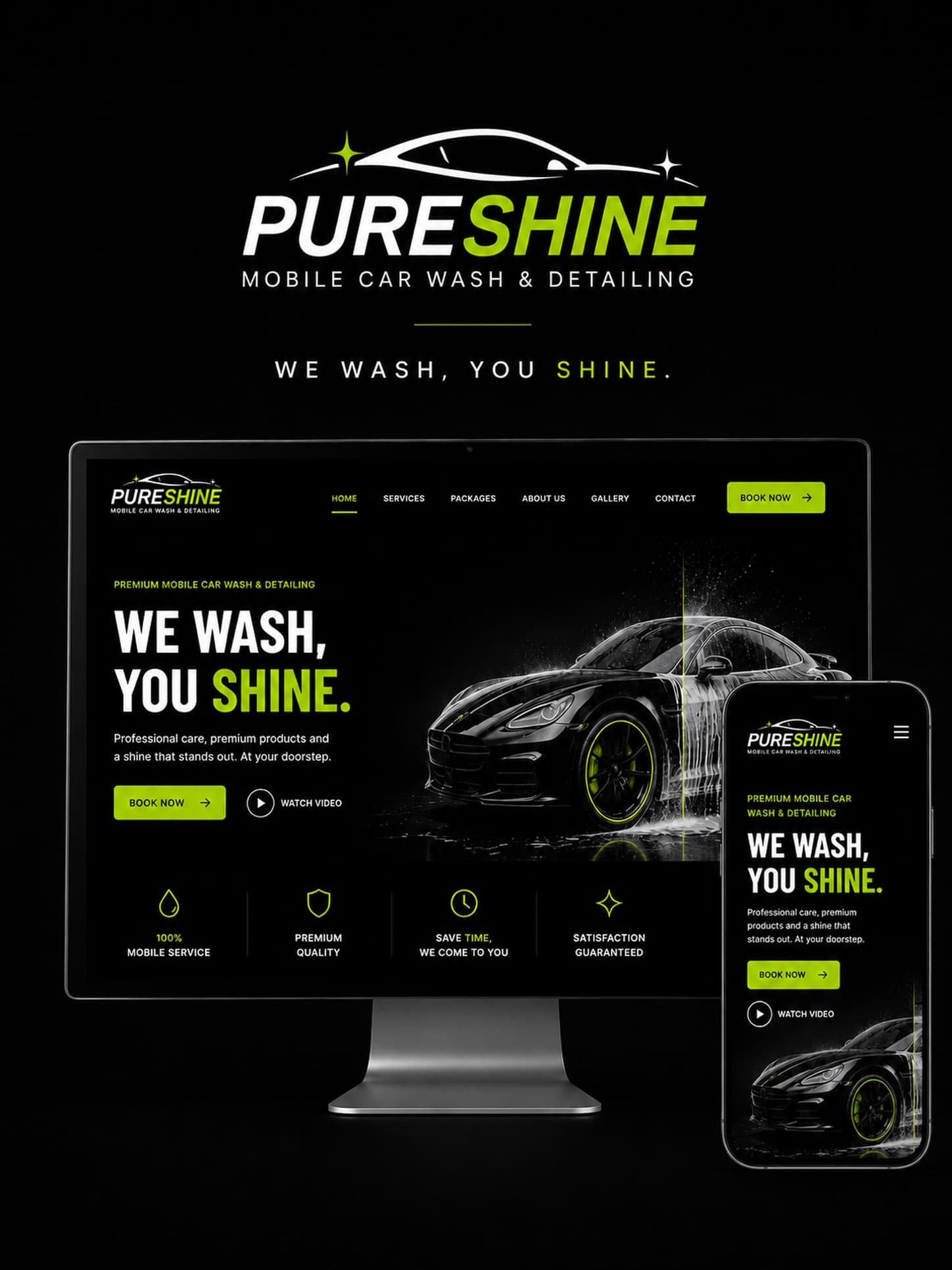 PureShine — Local Services brand design by TML Agency (8)