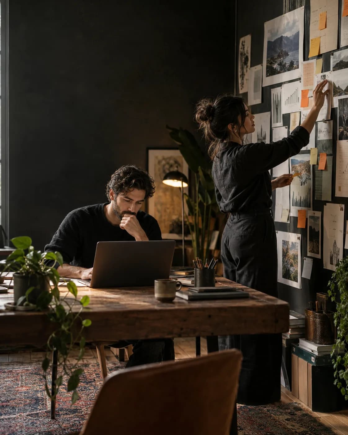 SEO strategists researching search insights and planning content — TML Agency