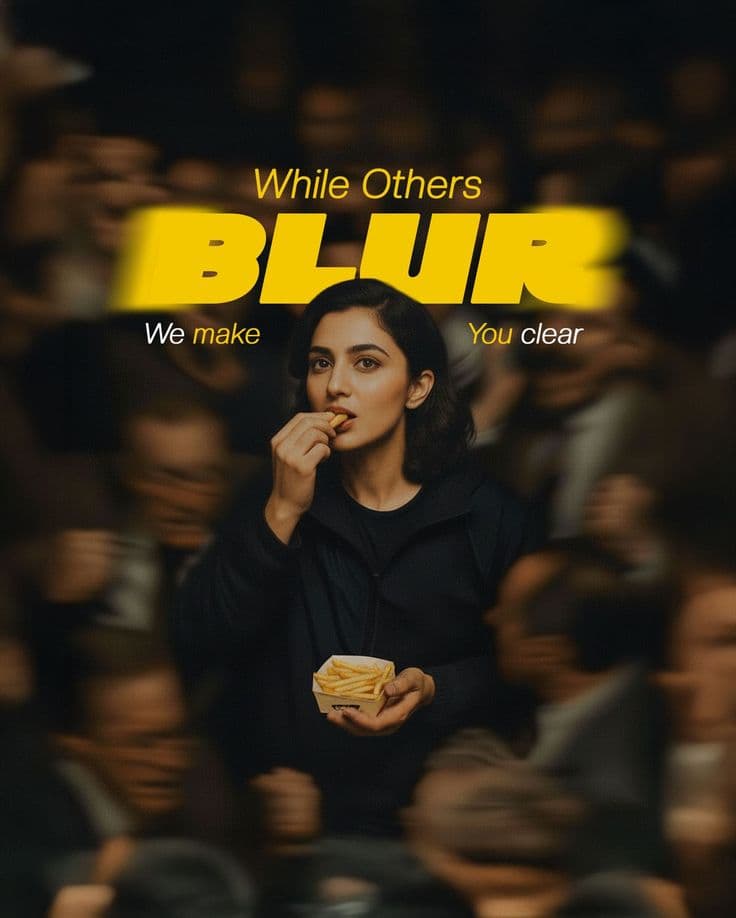 Brand clarity advertising โ creative crowd concept design