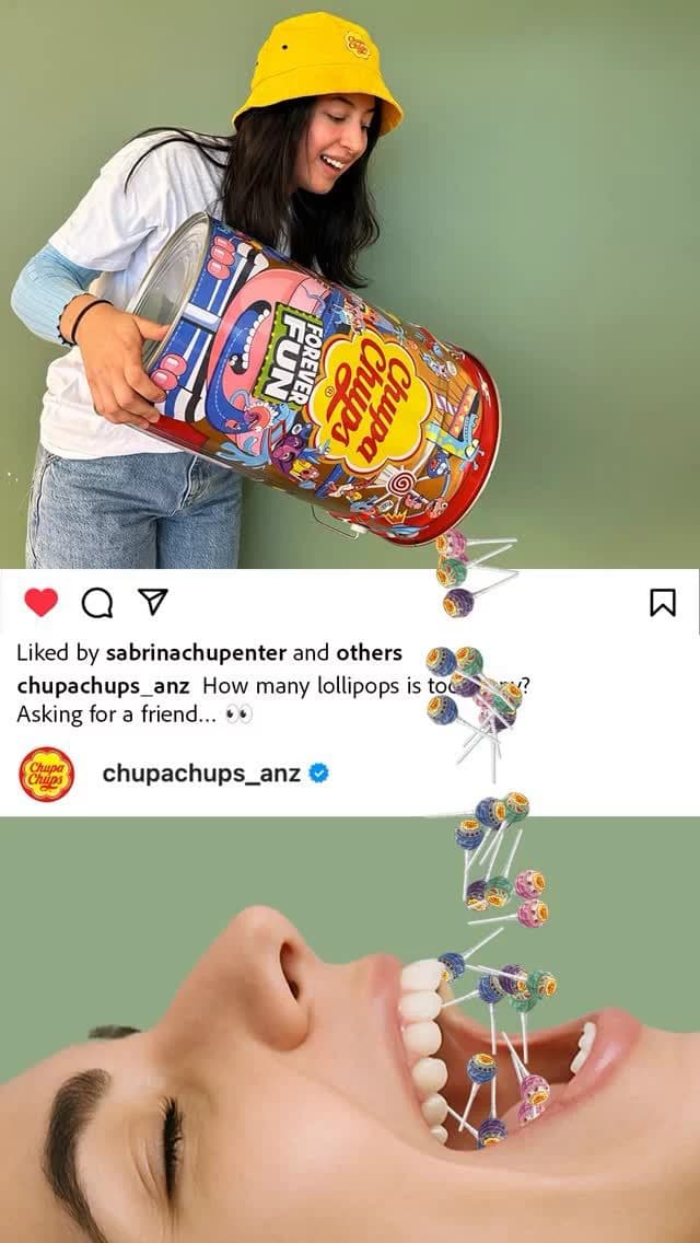 Social media marketing โ Chupa Chups brand engagement campaign